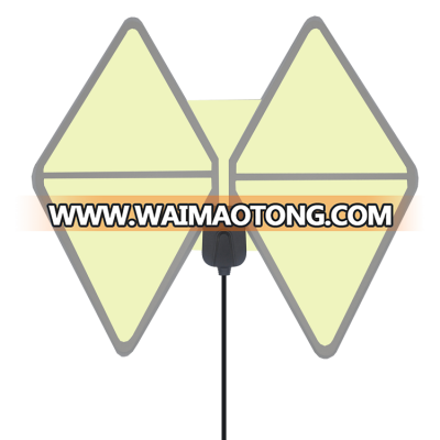 Hot selling digital antenna for indoor antenna receiving range 50 miles with different connector from shenzhen kontec factory