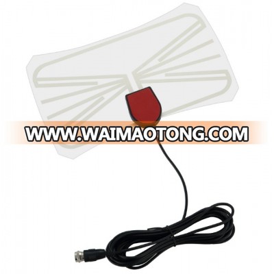 New Indoor hdtv antenna digital,tv antenna,VHF UHF transparent antenna,ATSC mini antenna,DTMB DVB-T antenna,free view antenna,