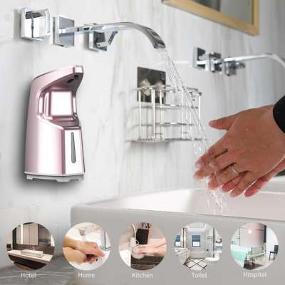 Custom Automatic Soap Dispenser Touchless Handwash Basin For Alcohol Disinfectant Liquid Sanitizing Gel